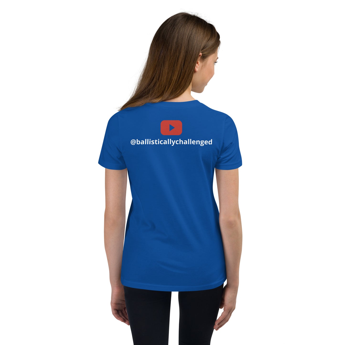 Ballistically Challenged YT Youth Short Sleeve T-Shirt